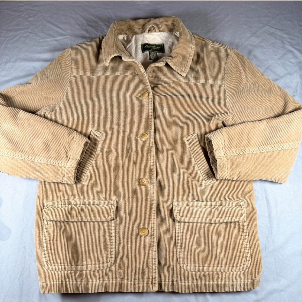 Eddie Bauer 100% Cotton Corduroy Coat, XL